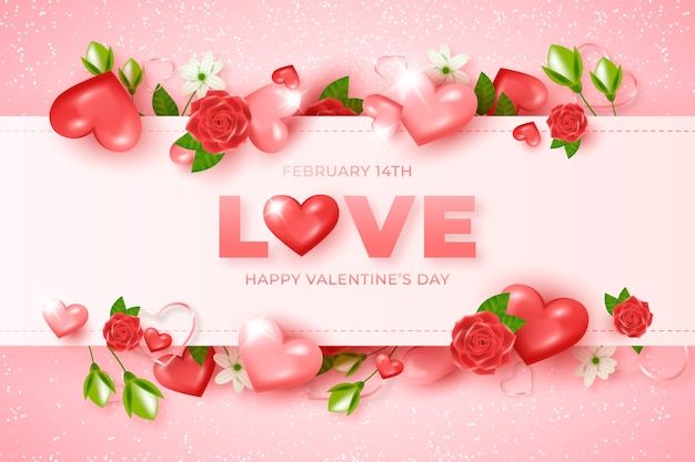 Banner Valentine's day
