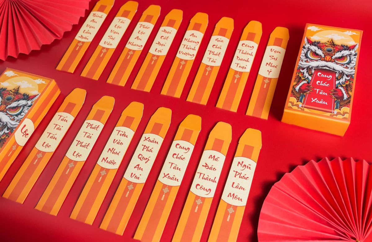  mẫu bao lì xì gieo quẻ 