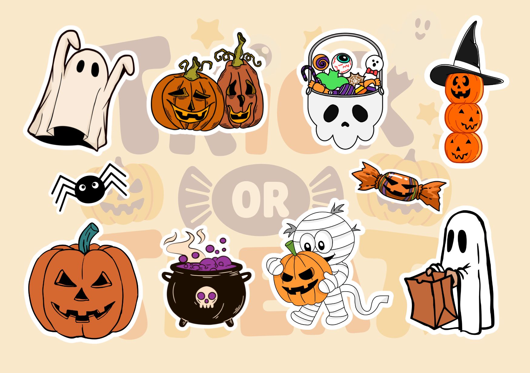 sticker halloween