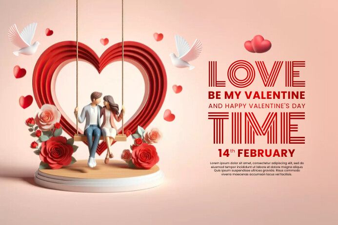 Banner Valentine's day
