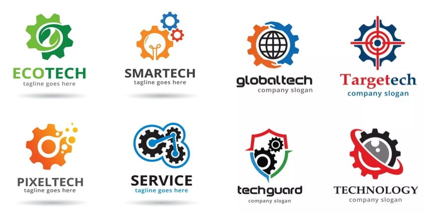 Mẫu logo đẹp ngành công nghệ