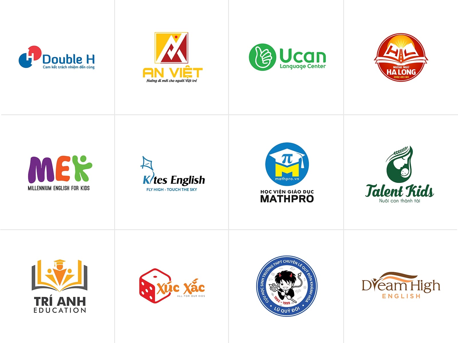 Mẫu logo đẹp ngành giáo dục