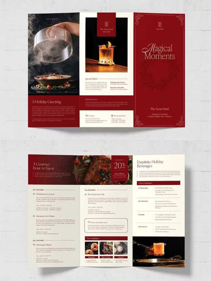 mẫu brochure
