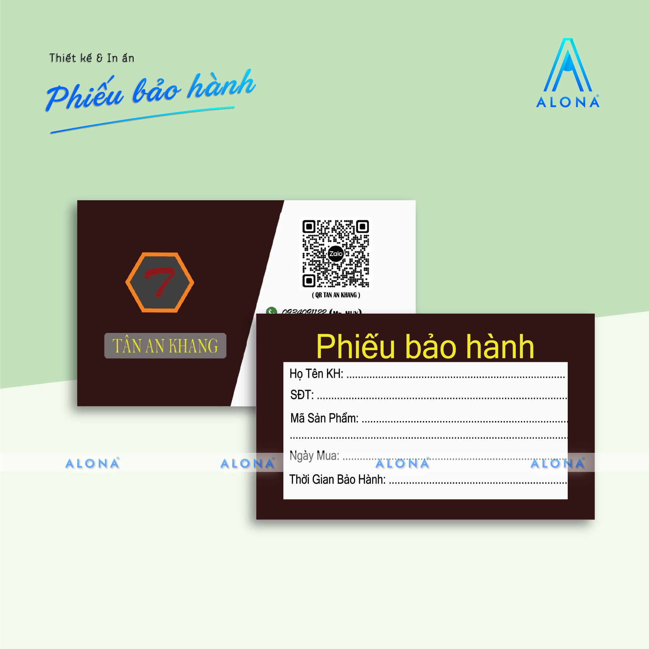 Phiếu Bảo Hành