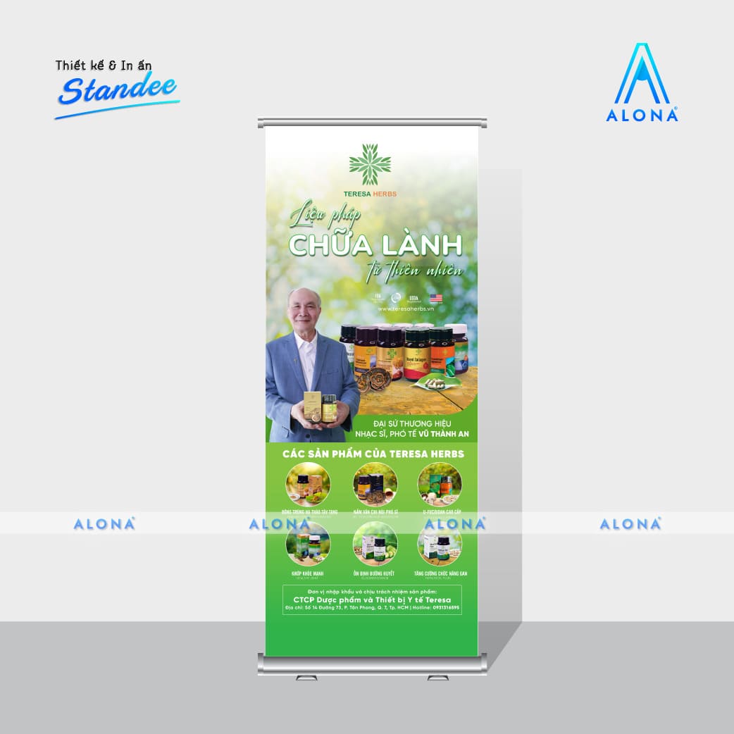 Poster PP treo standee
