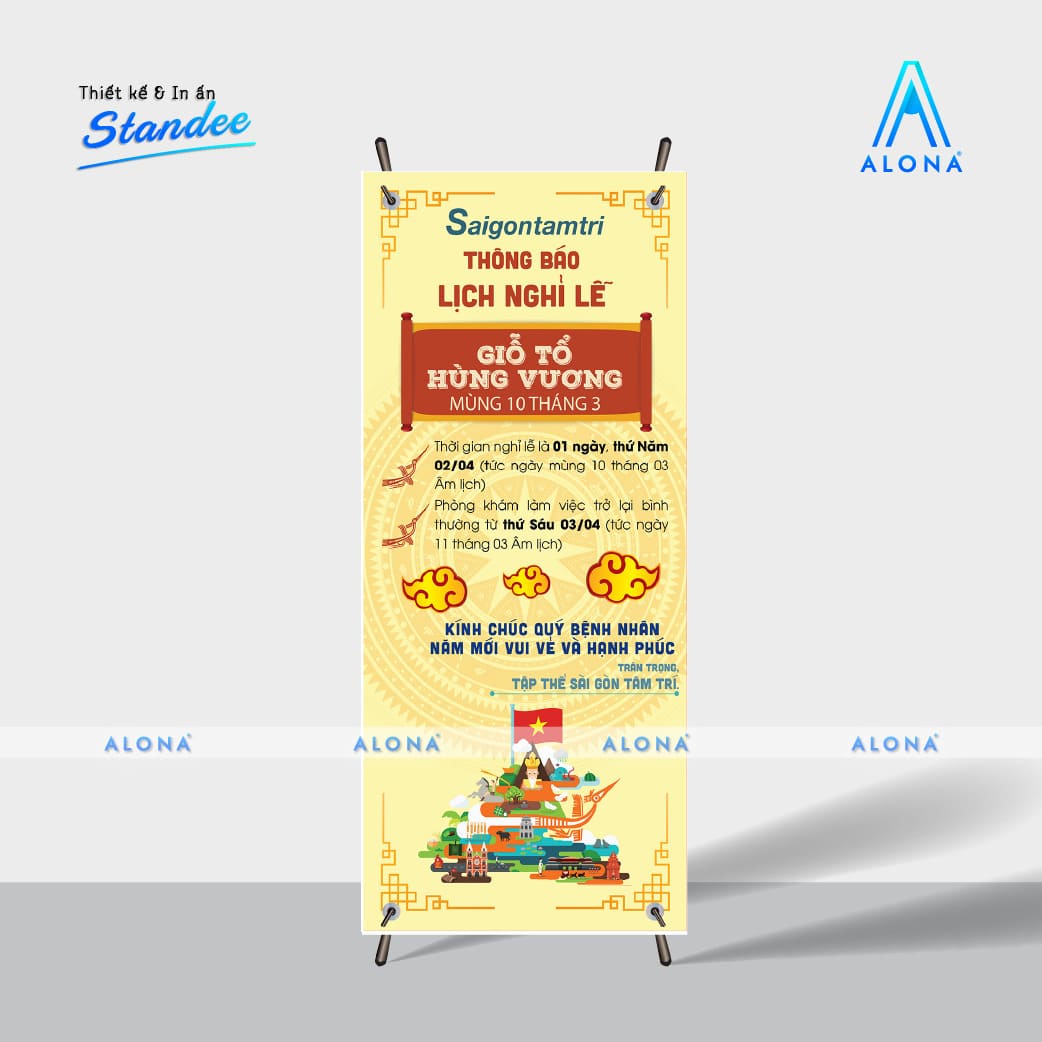 Poster PP treo standee