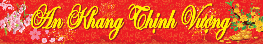 Băng rôn Tết An Khang Thịnh Vượng