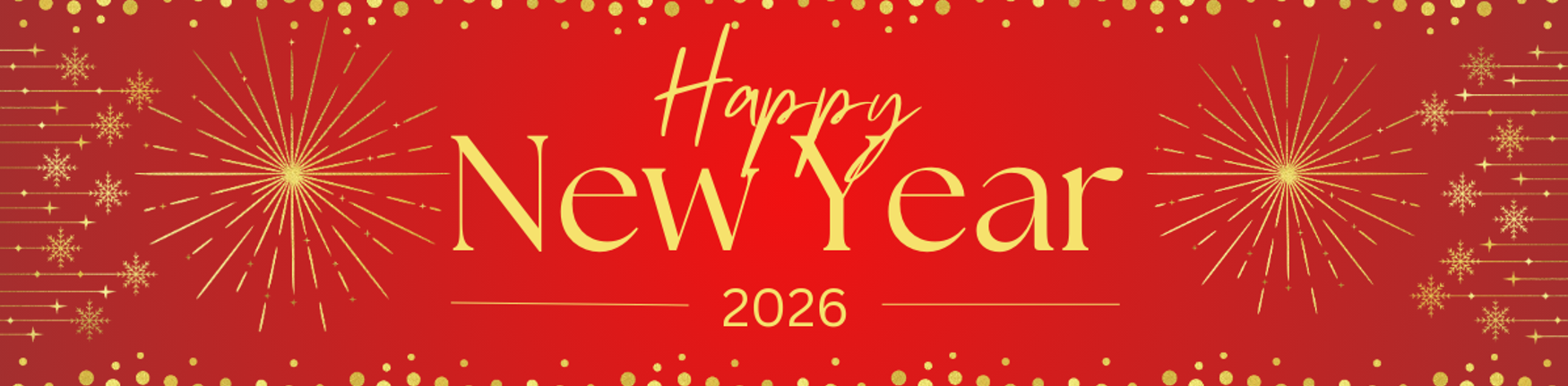 Băng rôn chúc mừng năm mới phong cách Gradient