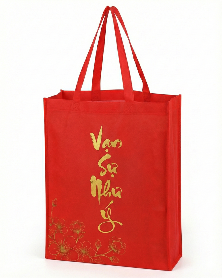 Túi vải đựng quà Tết Vạn Sự Như Ý