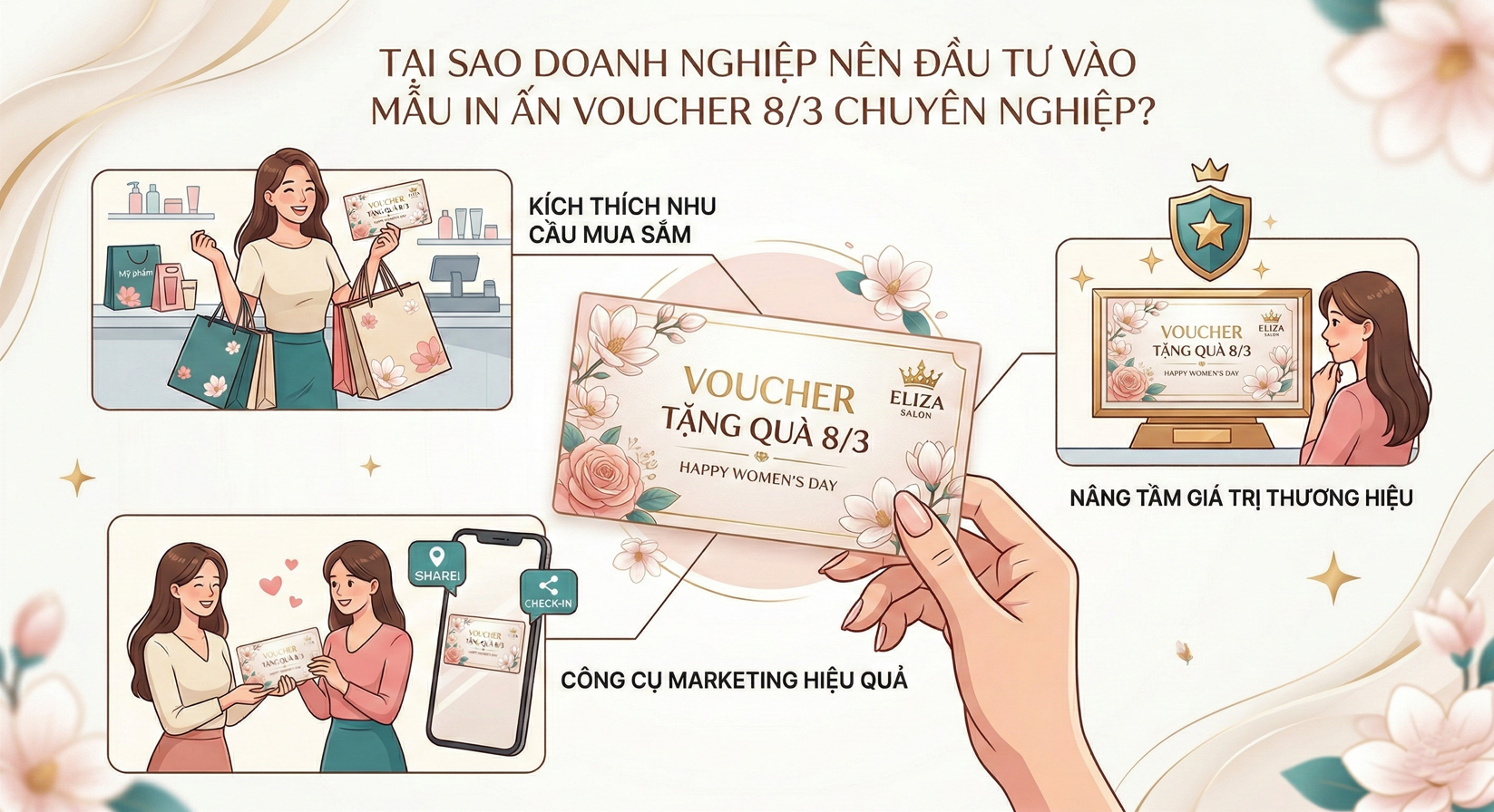 lợi ích voucher 8/3 mang lại