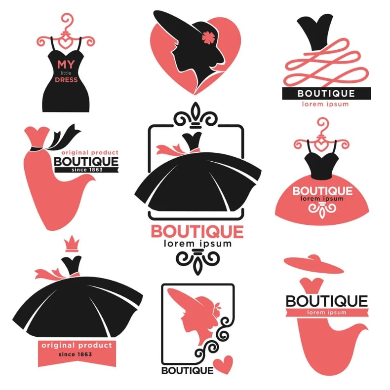 Mẫu logo đẹp ngành thời trang