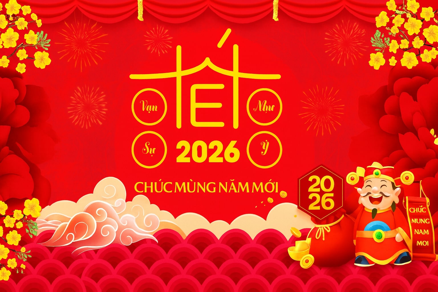 Banner Tết hiện đại