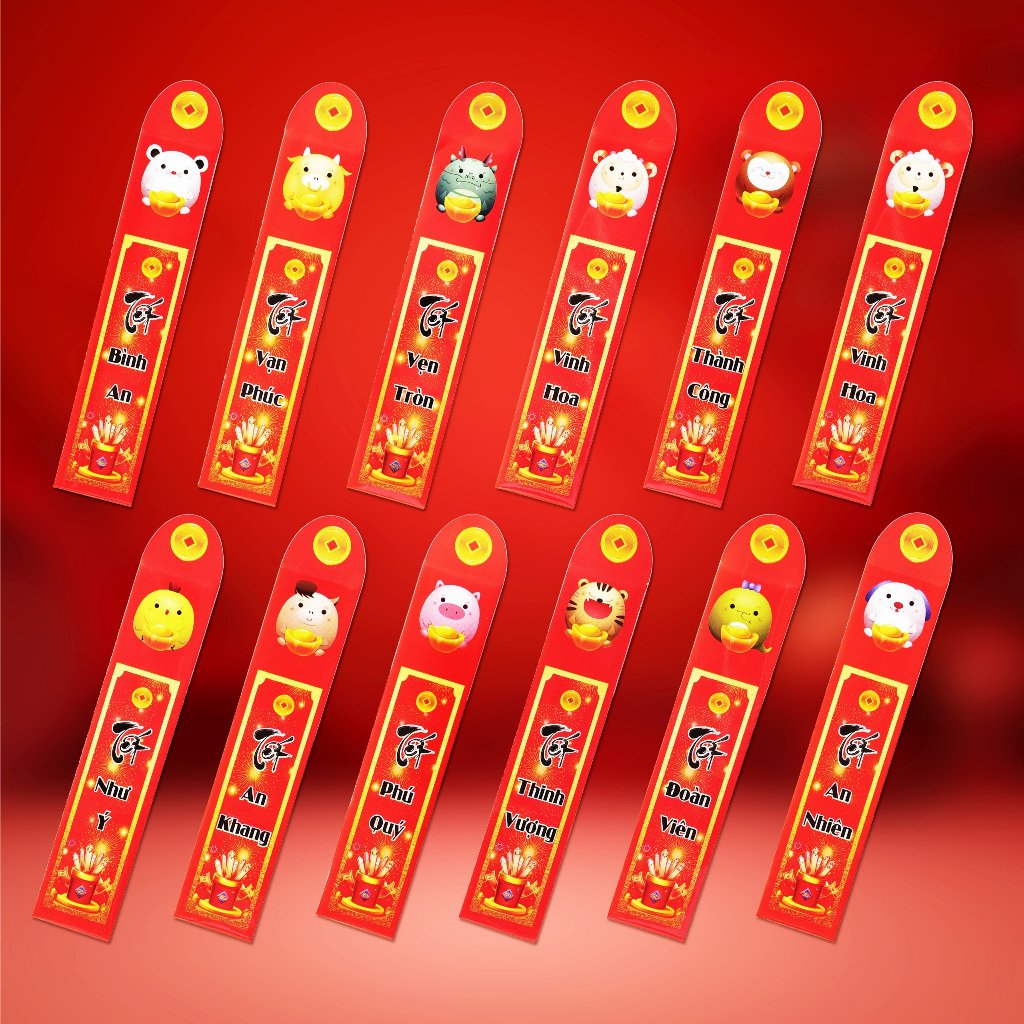  mẫu bao lì xì gieo quẻ 