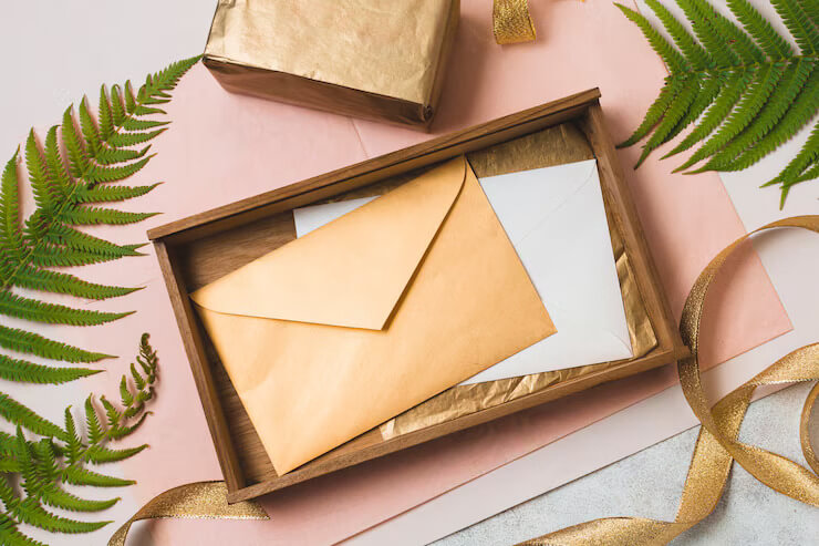 Mẫu bao thư giấy Kraft đẹp
