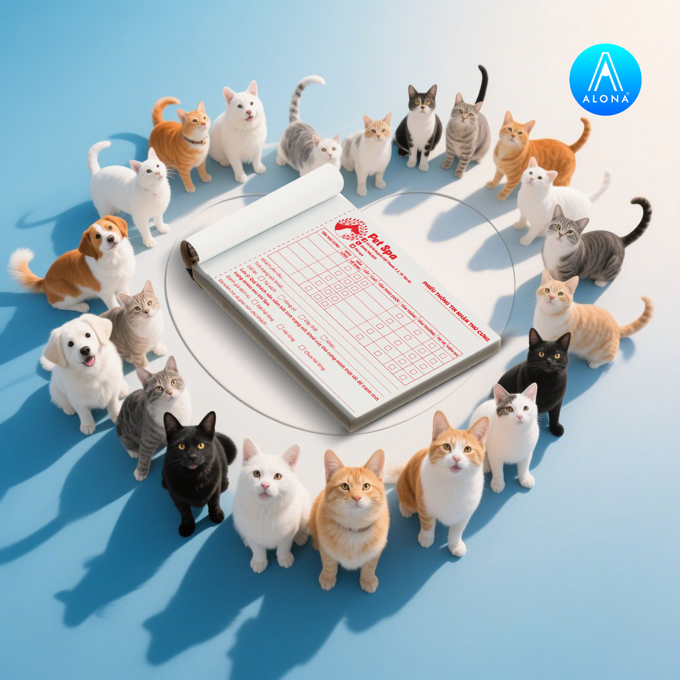 biểu mẫu PET SPA