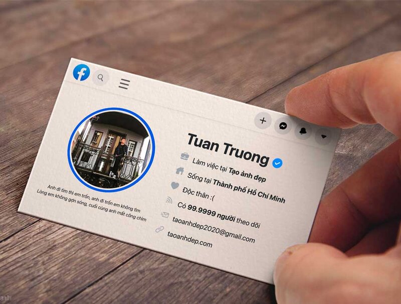 Chèn logo vào trong bề mặt in card