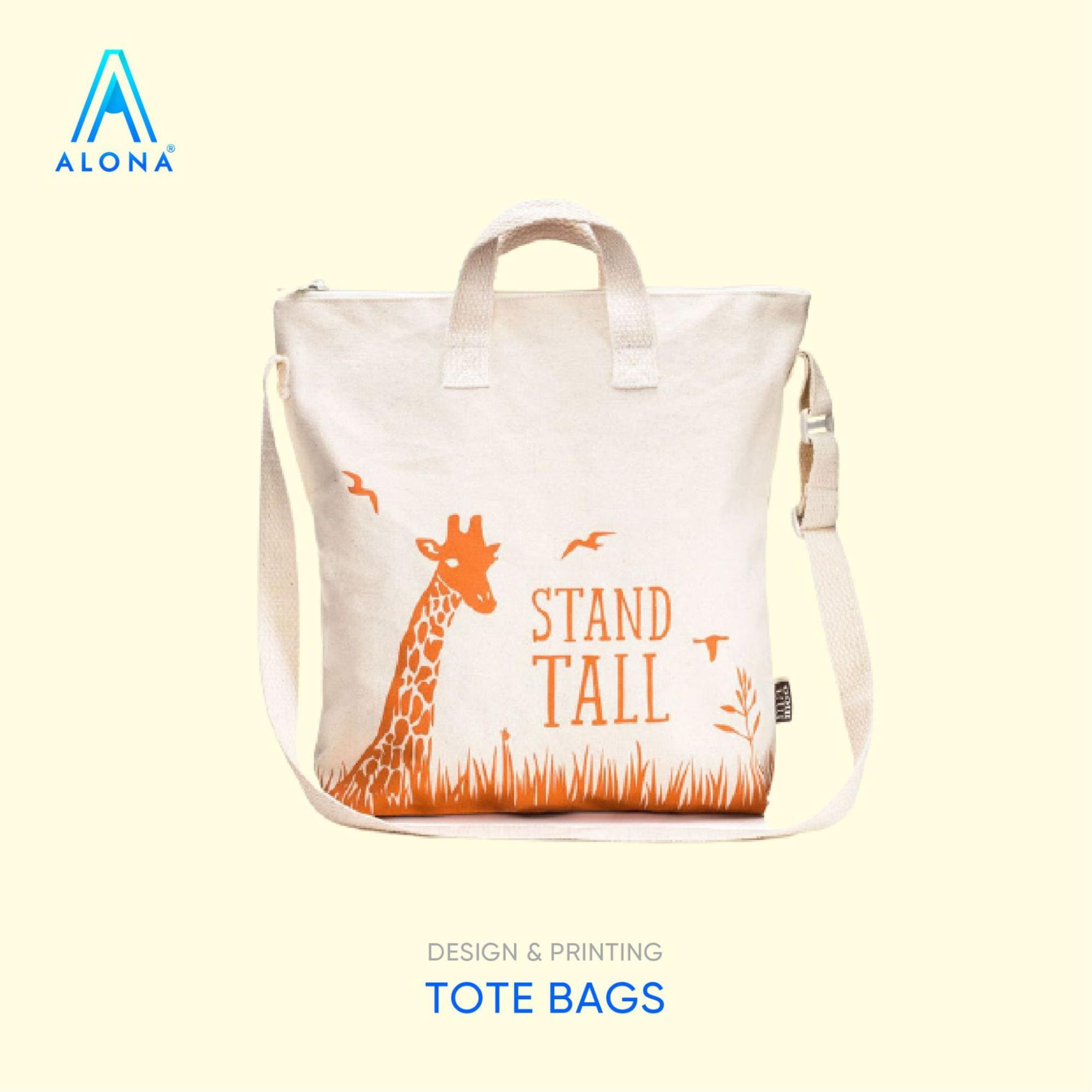 Crossbody tote-style canvas bag Crossbody tote-style canvas bag