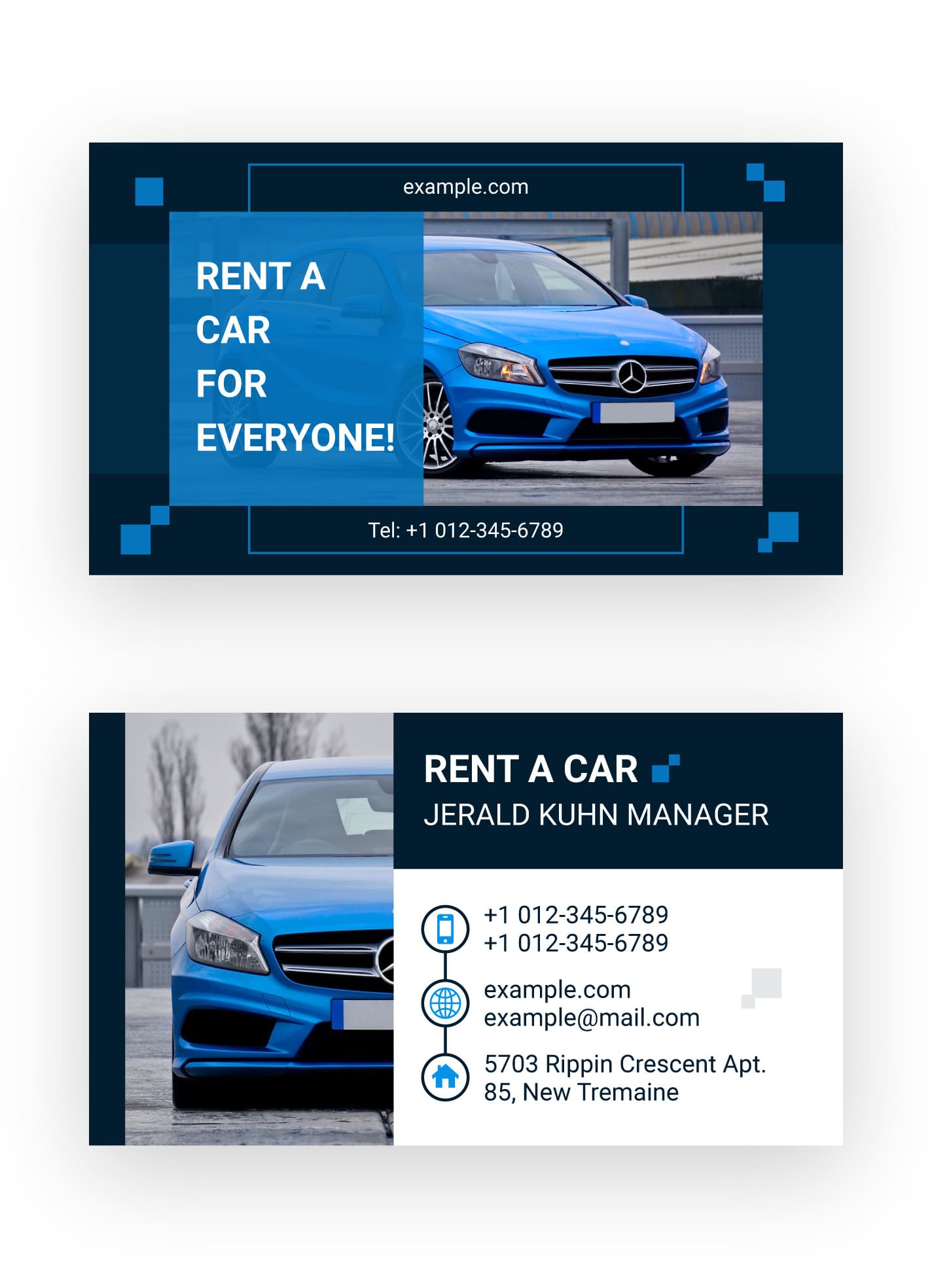 Card visit dịch vụ cho thuê xe 4 Card visit dịch vụ cho thuê xe 4