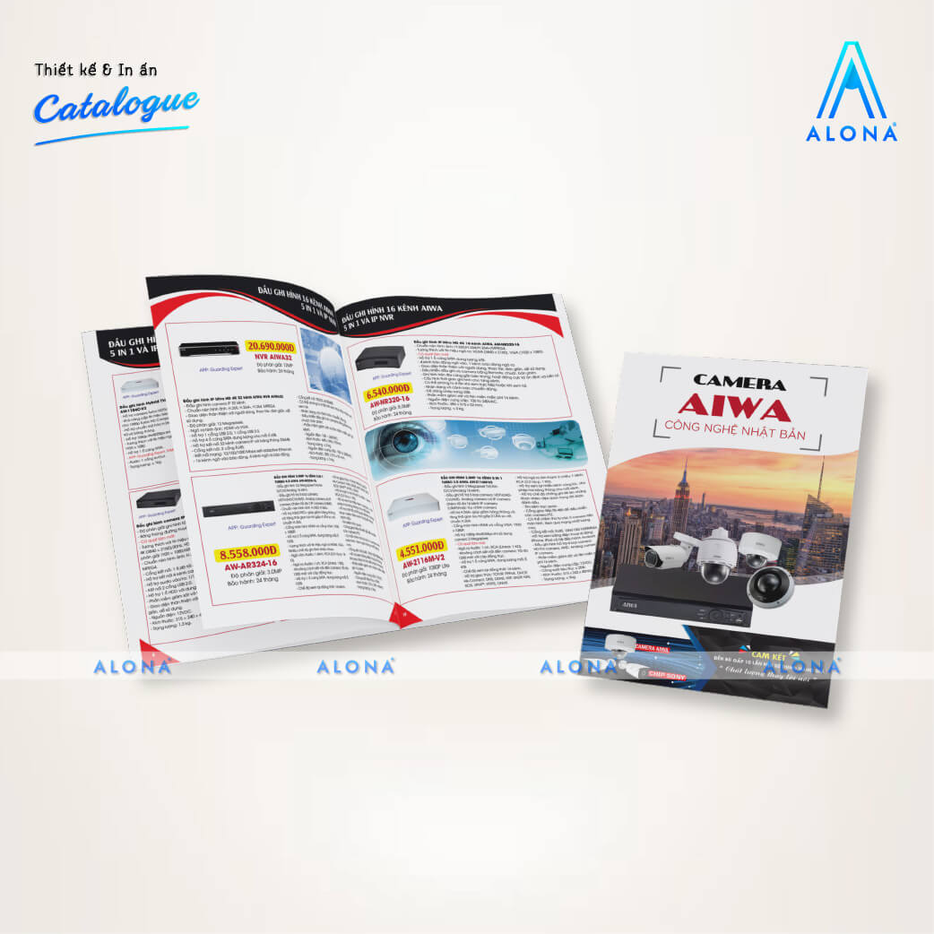 Loại catalog giấy in truyền thống phổ biến 