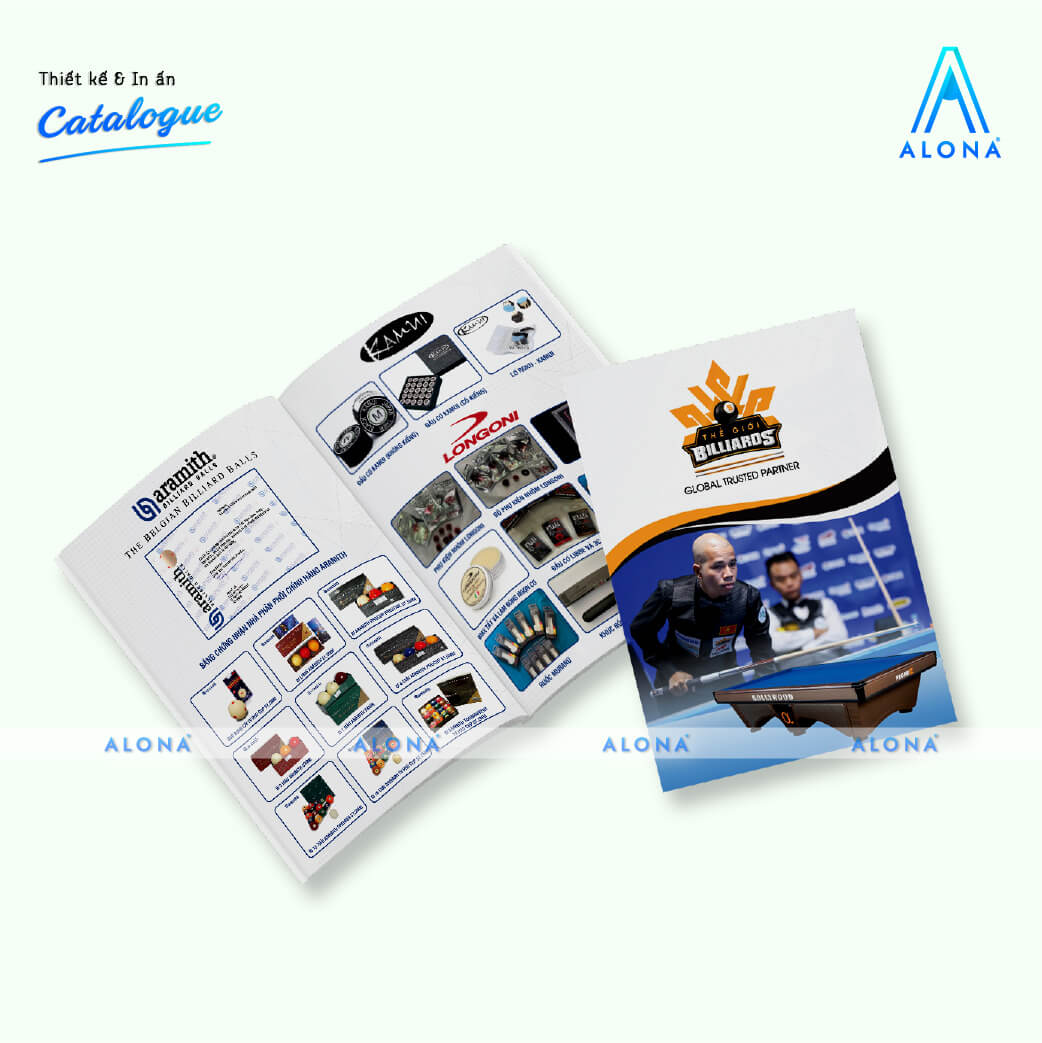 Catalogue giới thiệu sản phẩm từ các thương hiệu nổi tiếng với thiết kế hiện đại