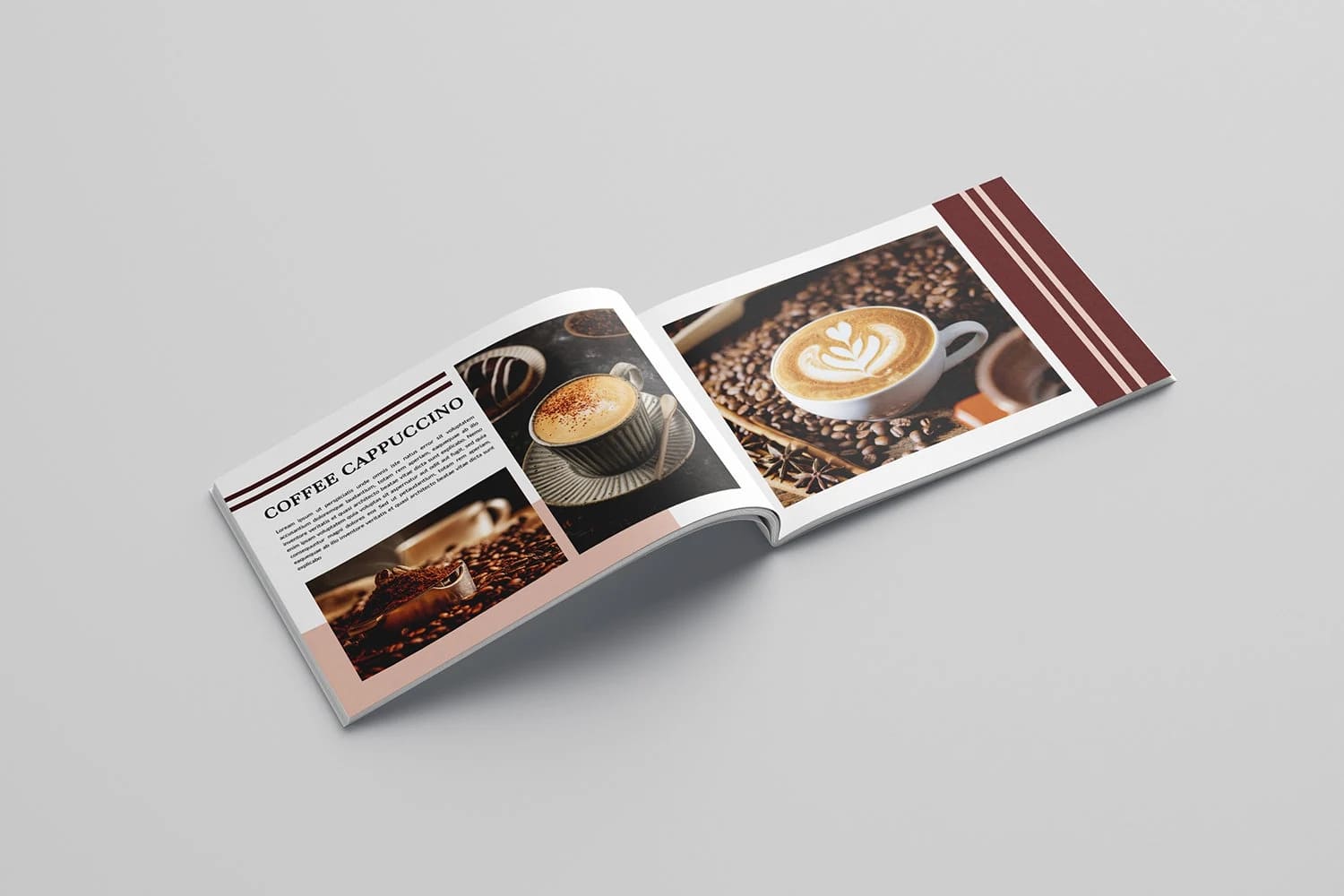 Mẫu catalogue coffee sang trọng