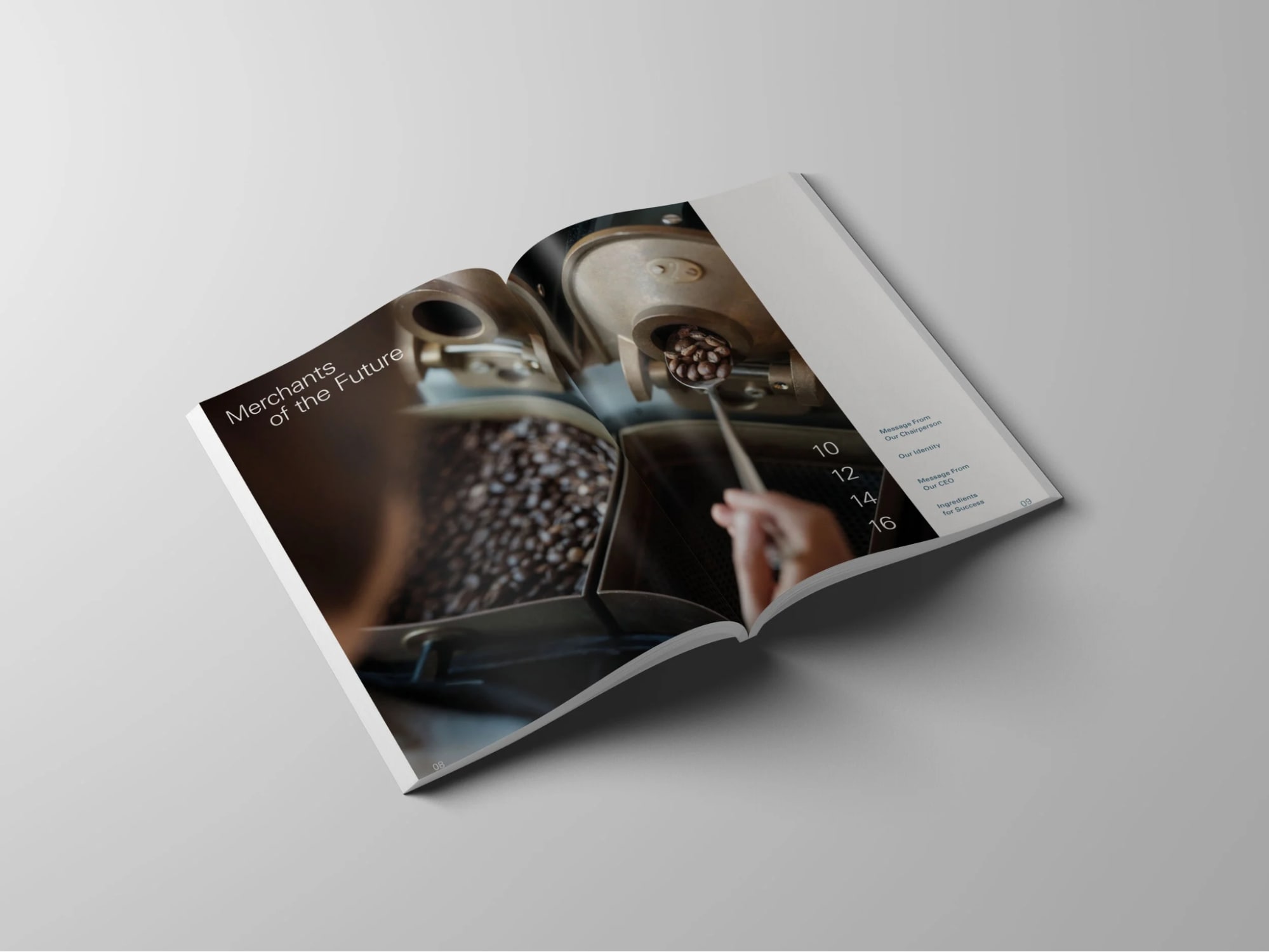 Mẫu catalogue coffee tinh tế