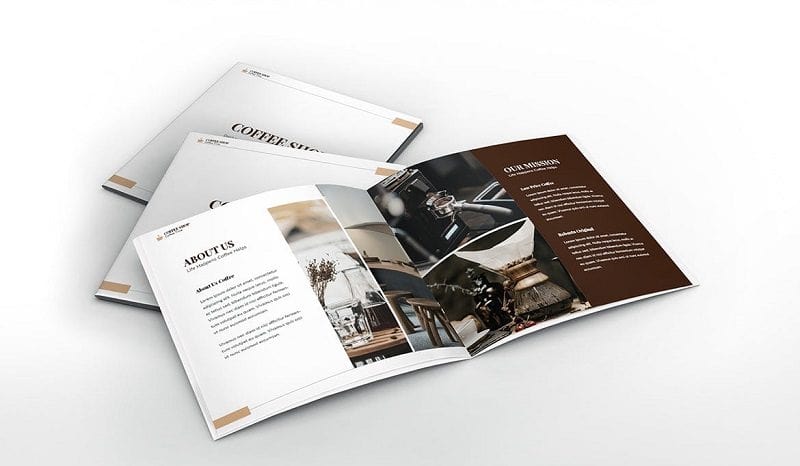 Mẫu catalogue coffee chuyên nghiệp