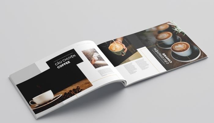 Mẫu catalogue coffee ấn tượng