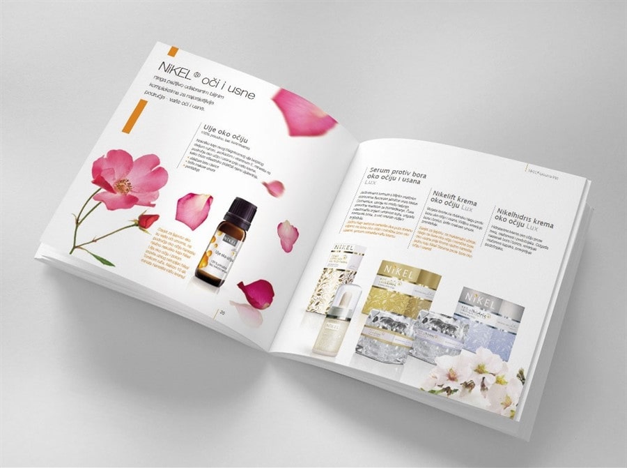 Mẫu catalogue mỹ phẩm tươi mát