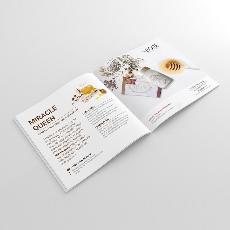 Mẫu catalogue mỹ phẩm hữu cơ