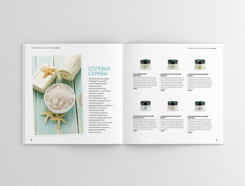 Tiêu chuẩn thiết kế catalogue mỹ phẩm