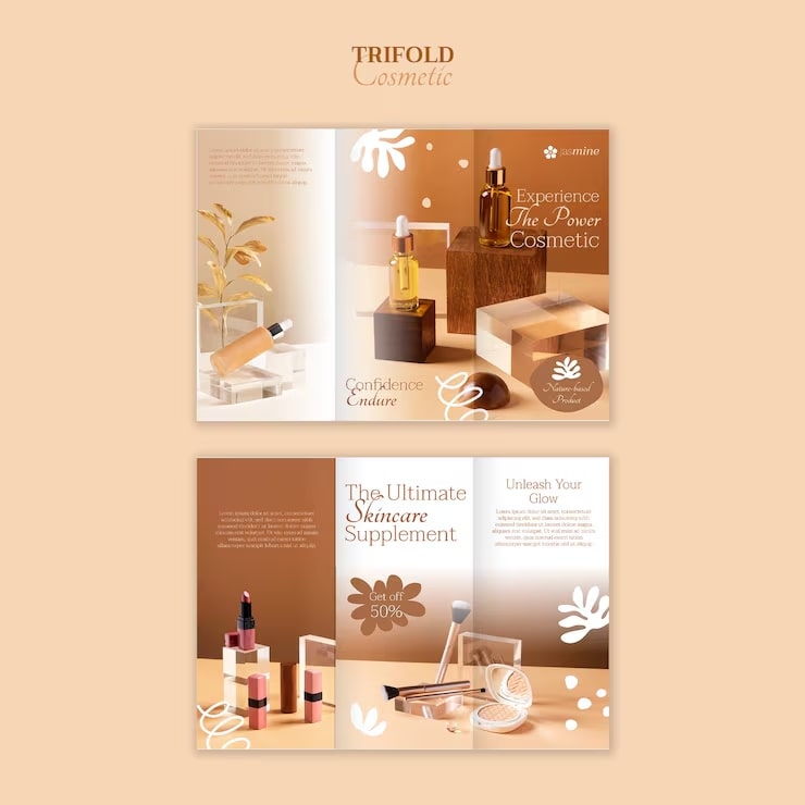 Mẫu catalogue mỹ phẩm tinh tế