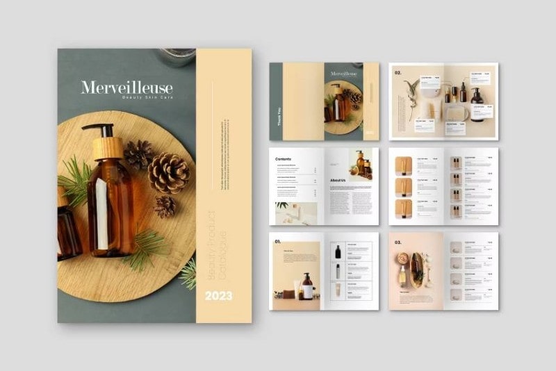 Catalogue mỹ phẩm chuyên nghiệp