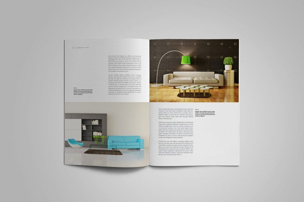 Catalogue nội thất có quy cách chuẩn