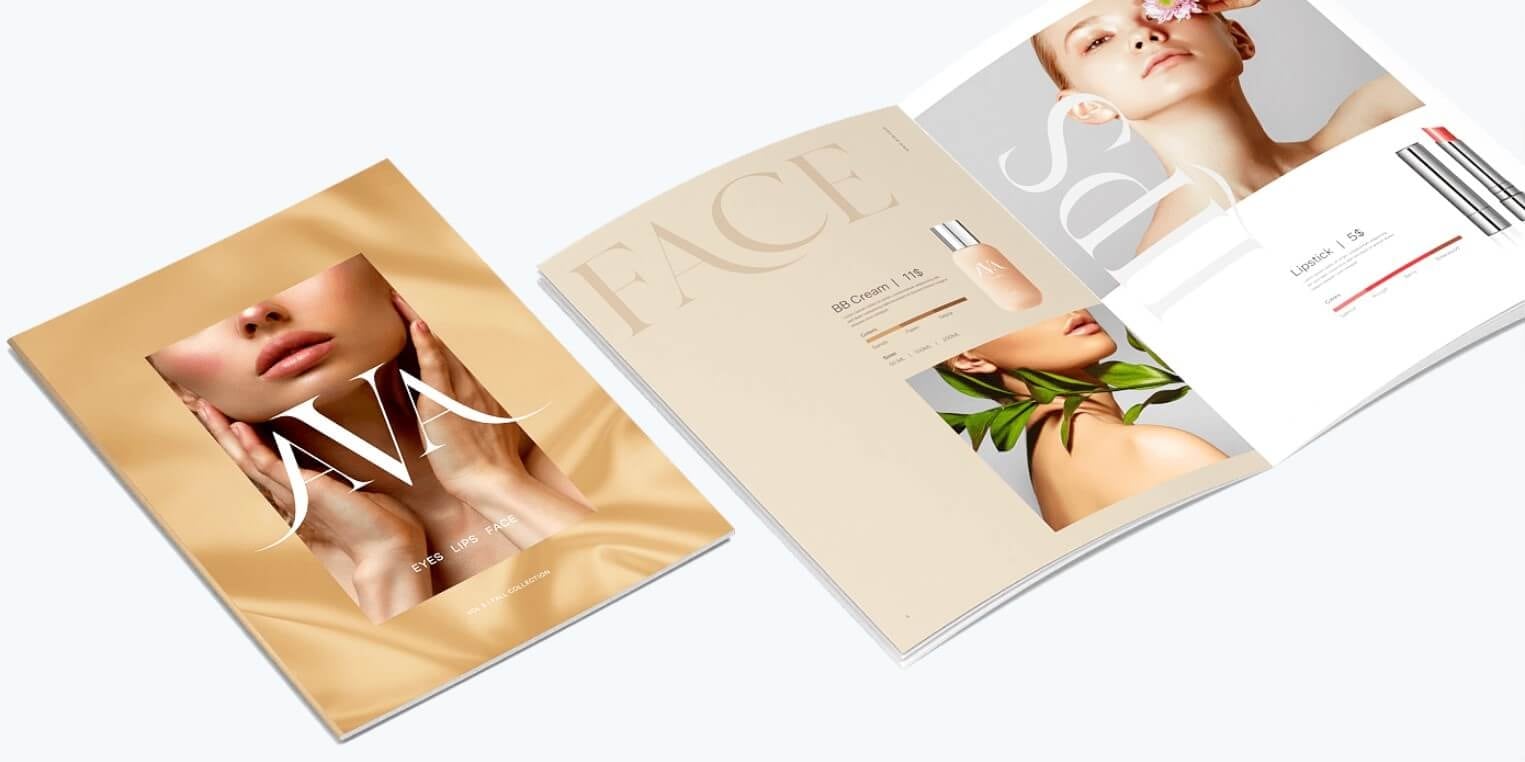 Mẫu catalogue spa cuốn hút