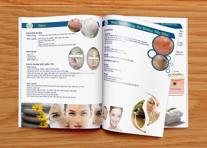 Mẫu catalogue spa thư giãn