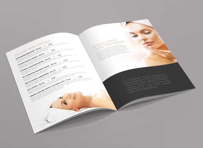Mẫu catalogue spa tinh tế