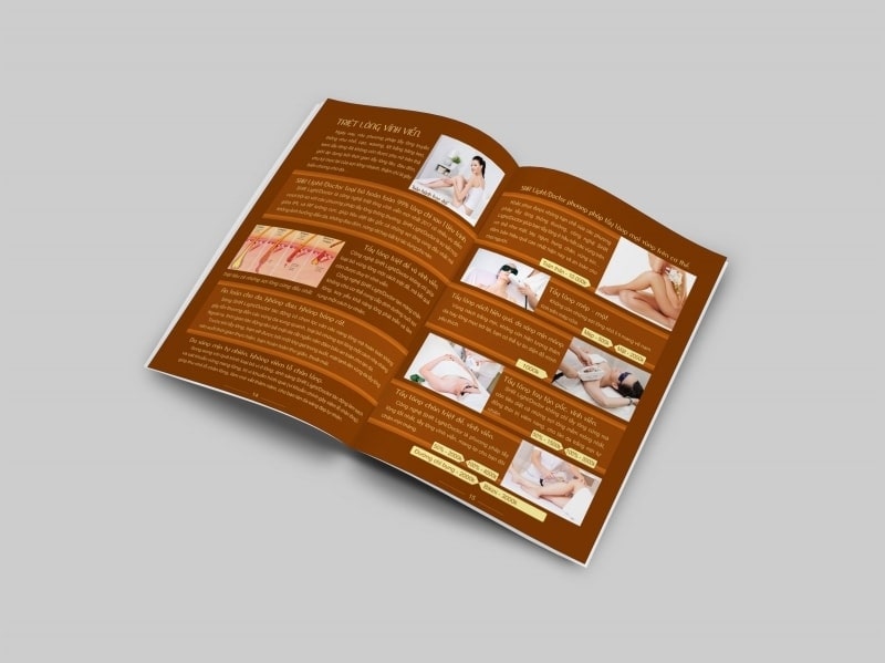 Mẫu catalogue spa hấp dẫn