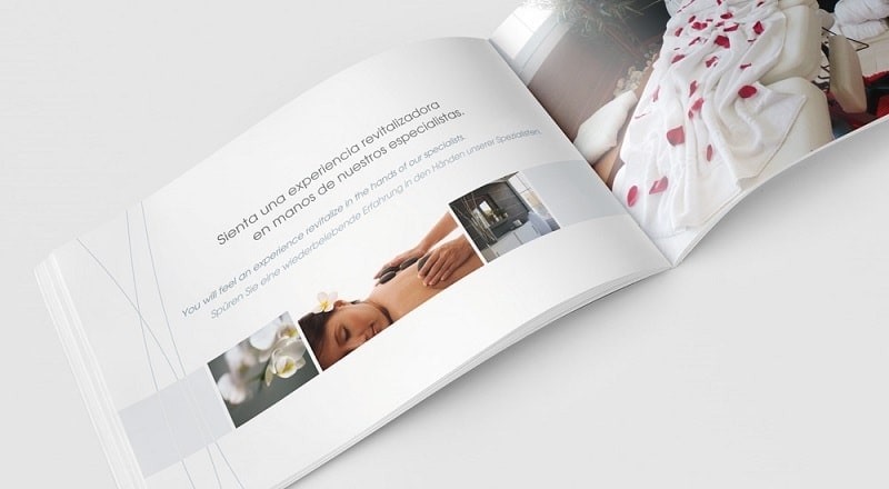 Mẫu catalogue spa ấn tượng