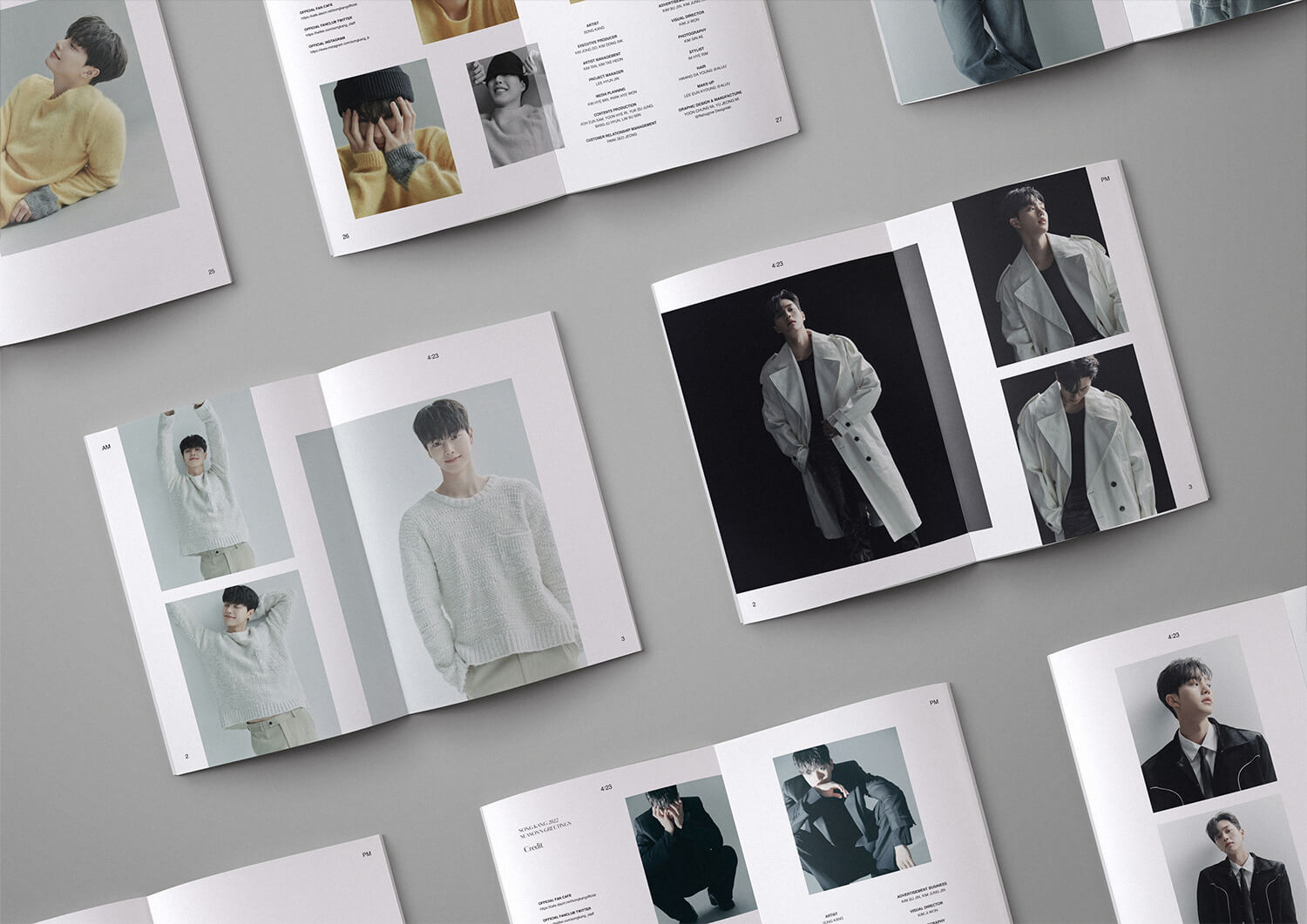 Catalogue thời trang nam hiện đại, phong cách tối giản với hình ảnh cuốn hút