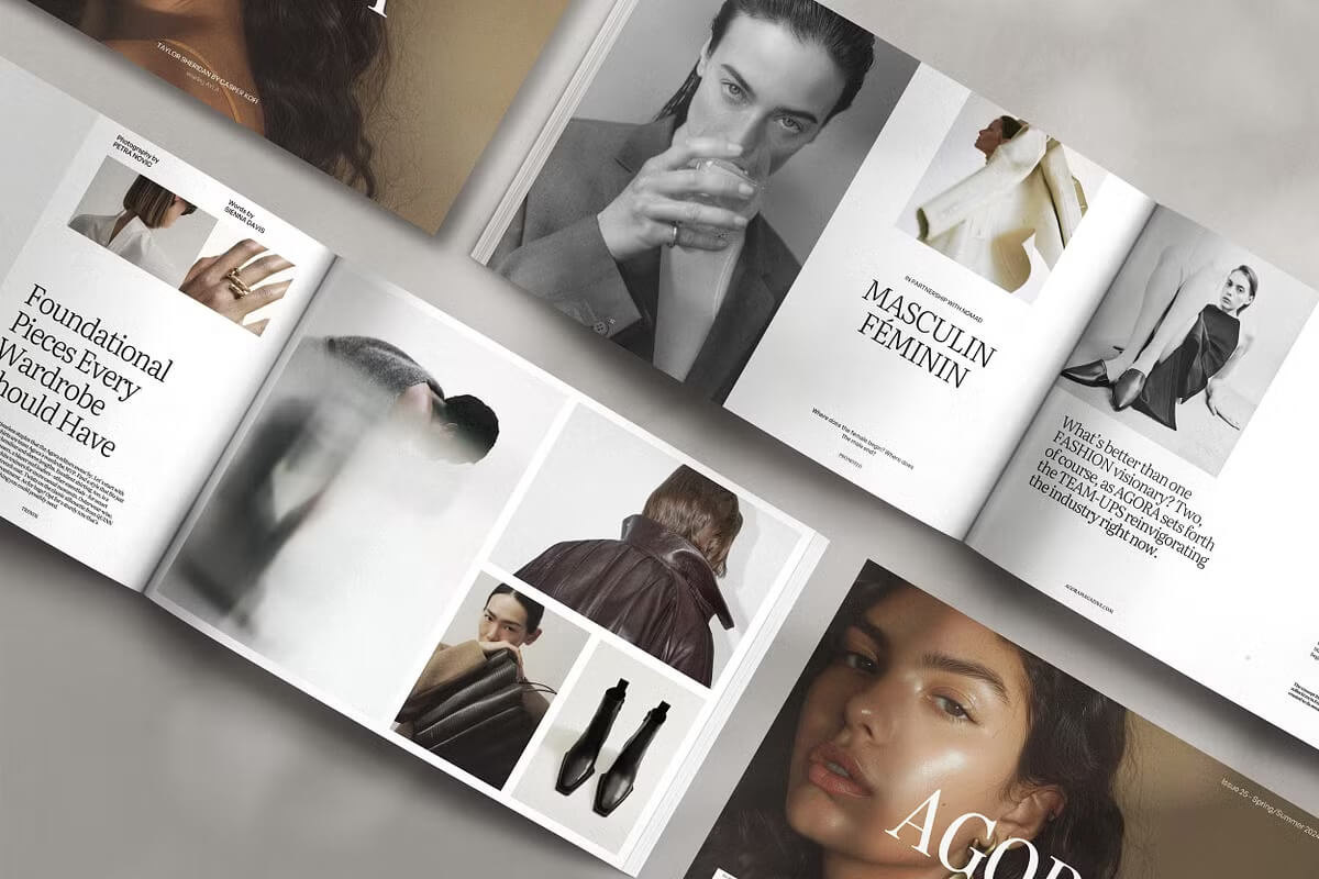 Catalogue thời trang cao cấp với thiết kế tinh tế và phong cách hiện đại