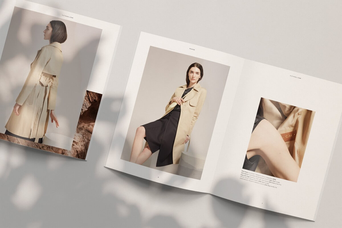Catalogue thời trang cao cấp, thanh lịch