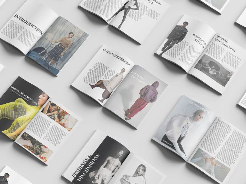 Catalogue thời trang giới thiệu nhiều bộ sưu tập và phong cách đa dạng 