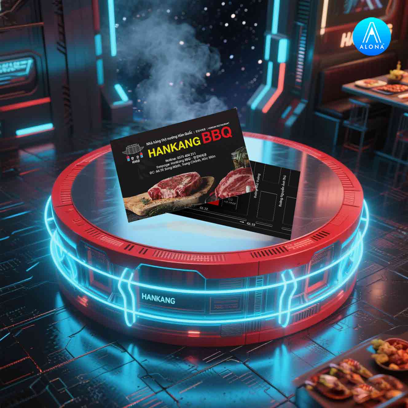 card visit Hankang BBQ