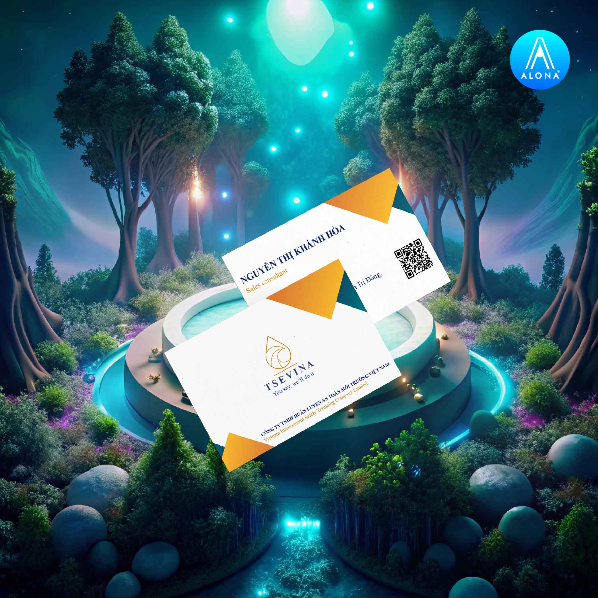 danh thiếp TSEVINA