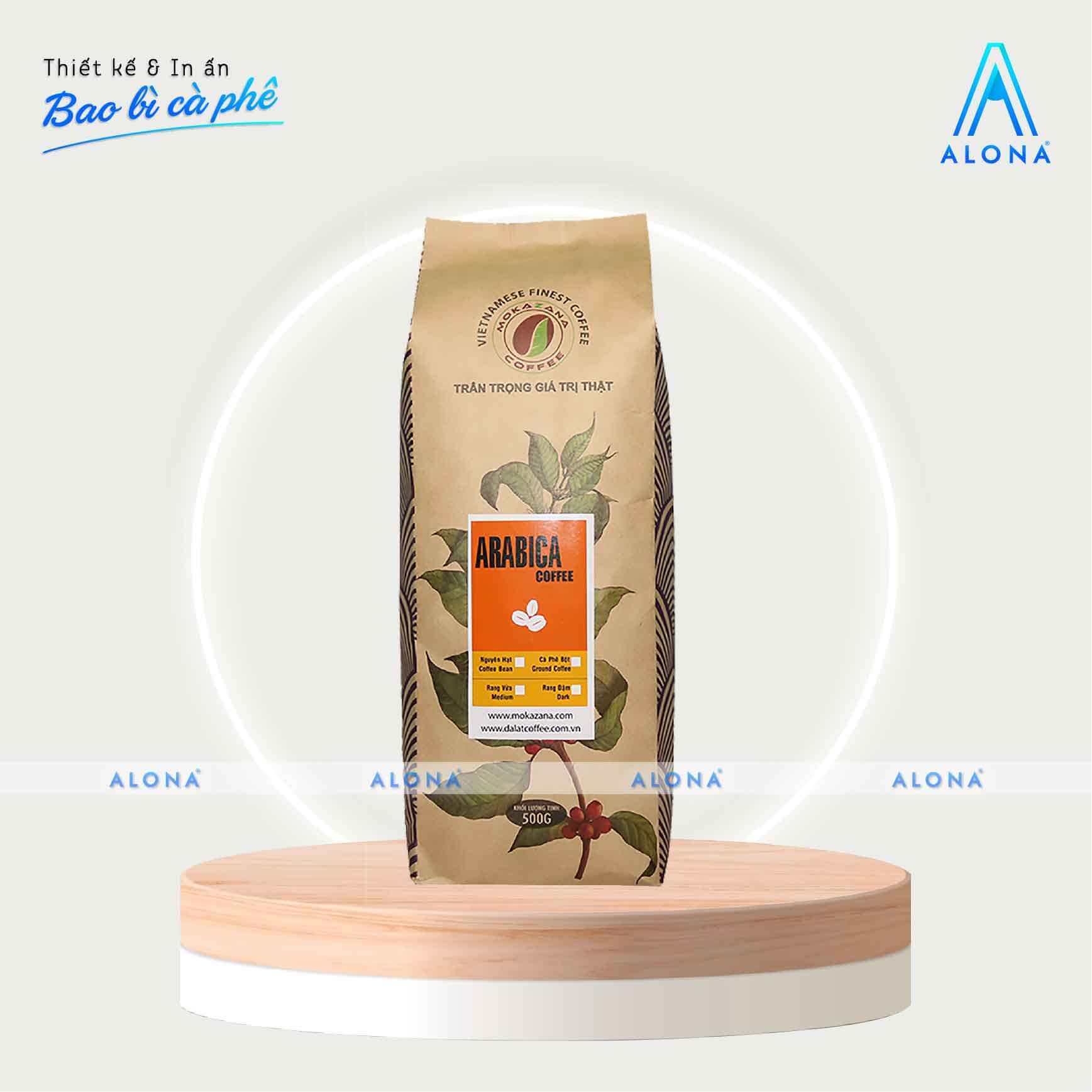 In túi giấy ghép màng nhôm chất lượng cao, sắc nét, bền đẹp