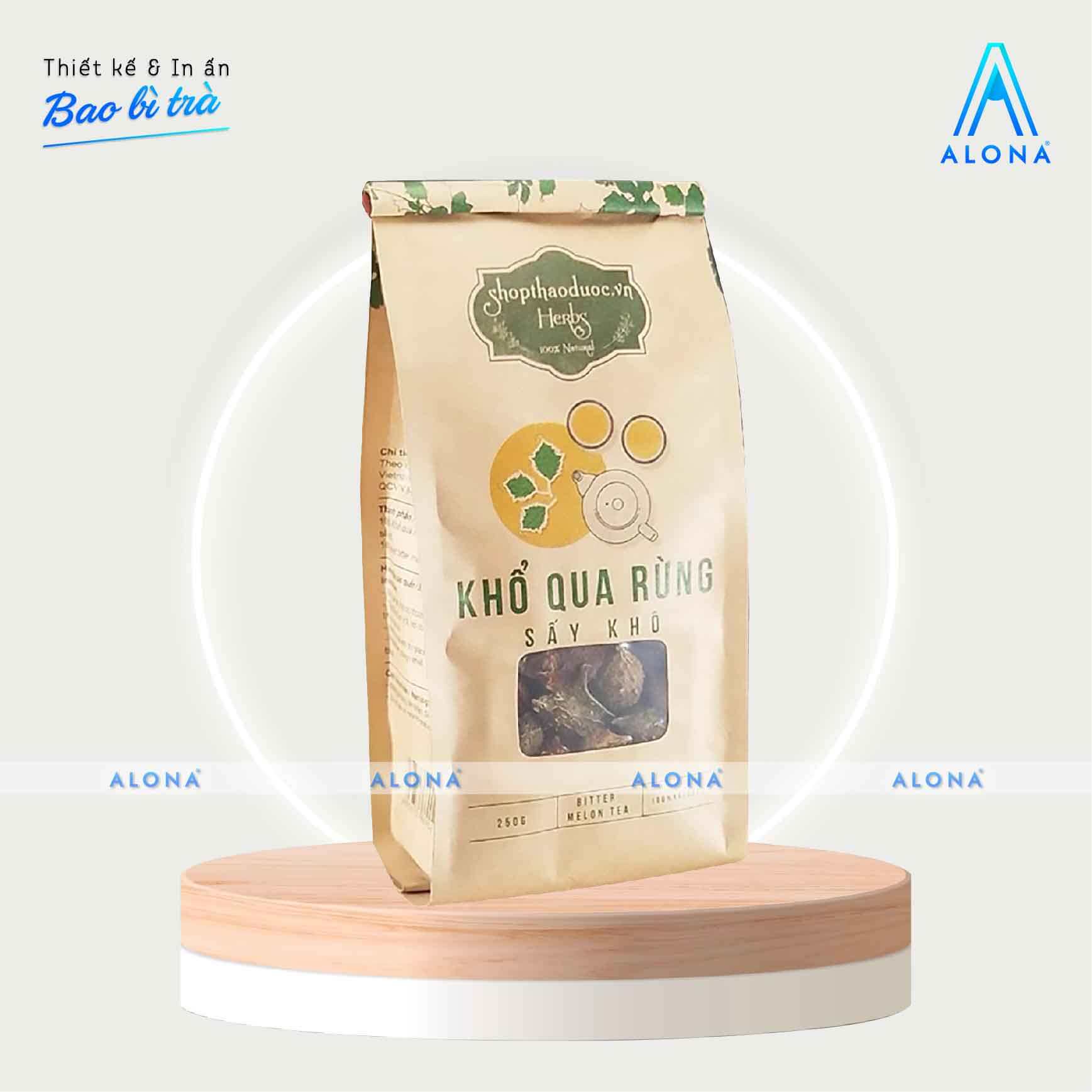 Túi giấy ghép màng nhôm phù hợp trà, cà phê, mỹ phẩm, dược phẩm