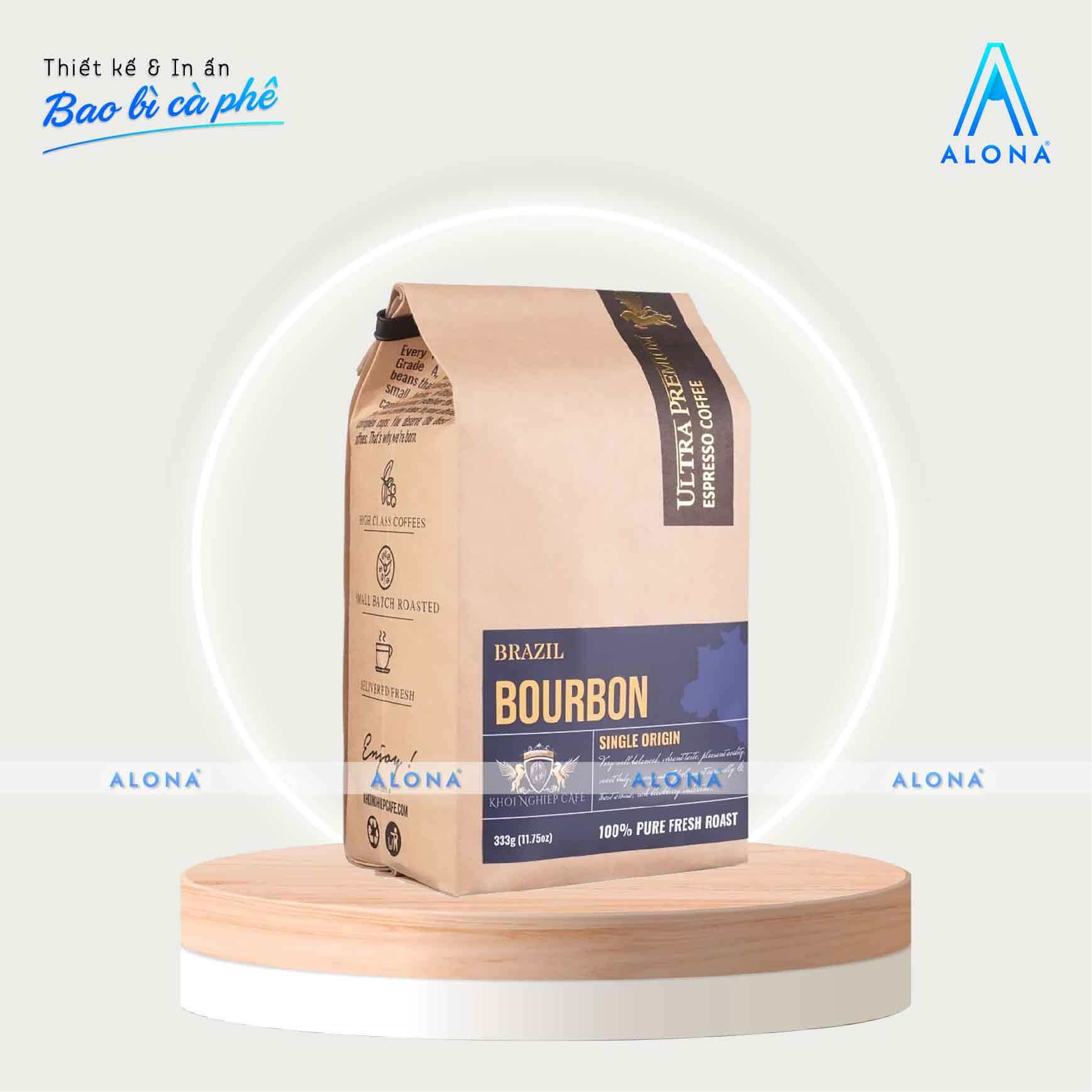 Túi giấy ghép màng nhôm thân thiện môi trường, dễ phân hủy