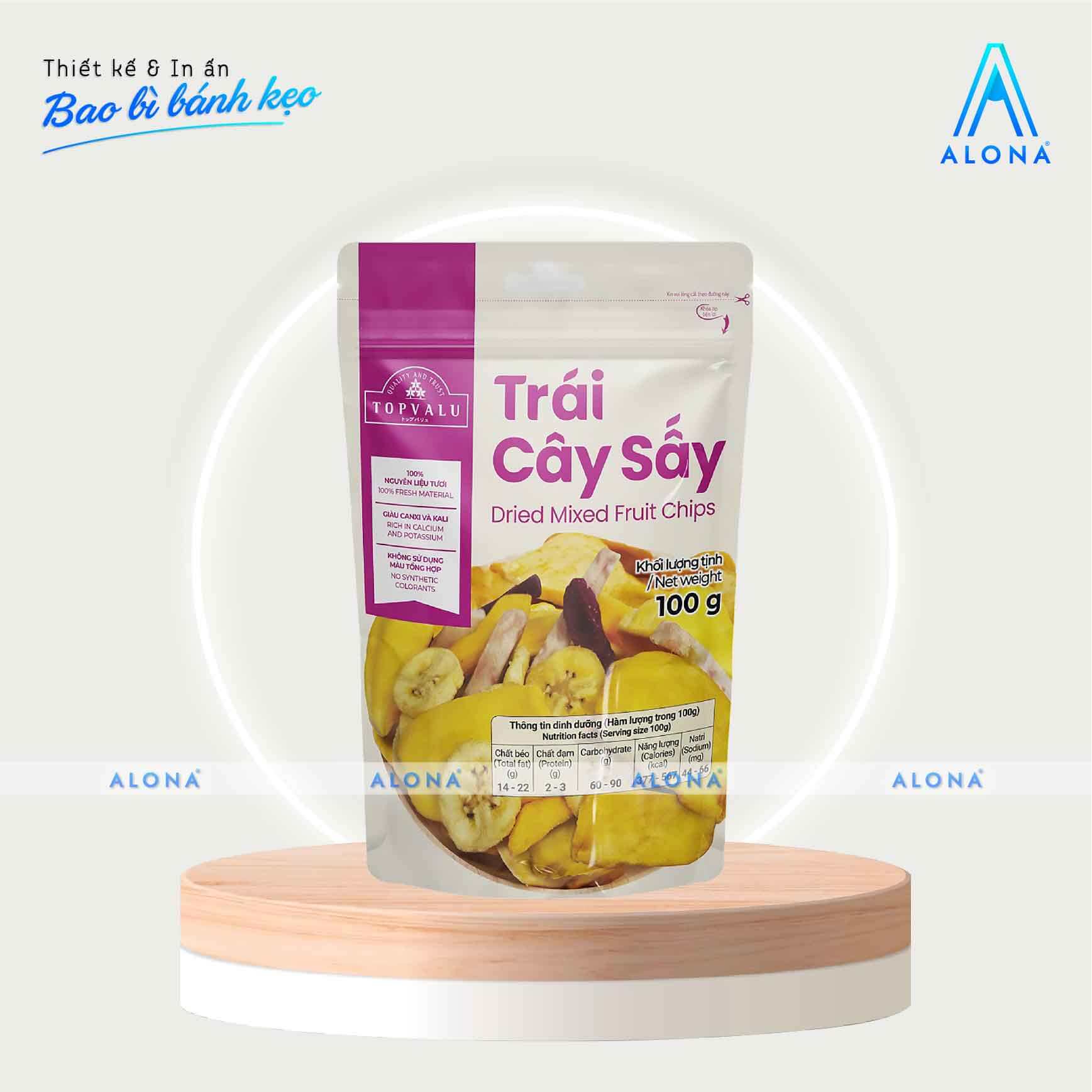 Túi zip giấy dễ dàng tùy chỉnh kích thước khác nhau