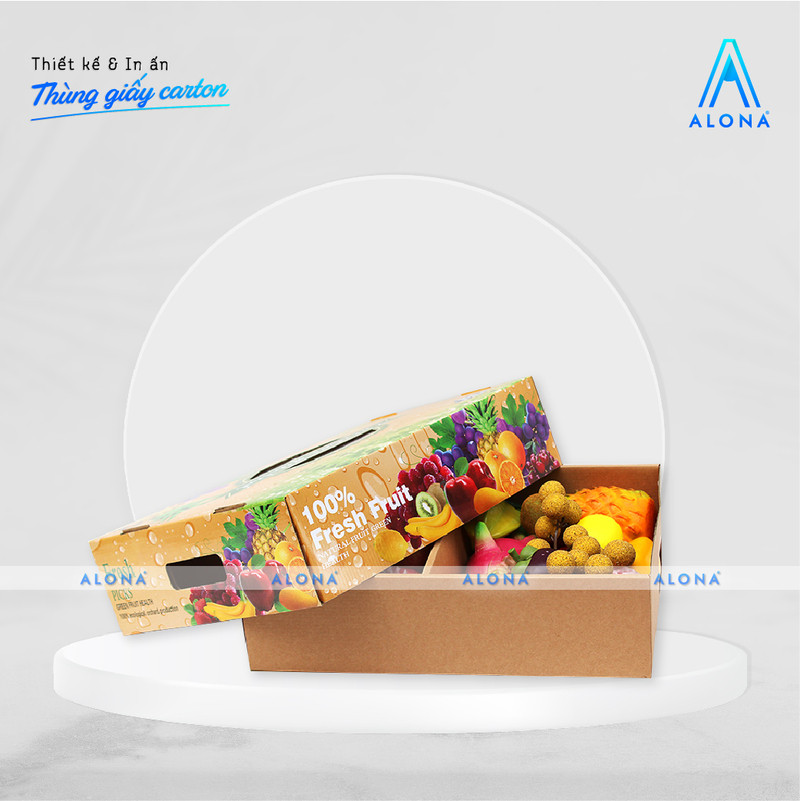 Hộp giấy carton nên thiết kế chắc chắn, phù hợp với hình ảnh, thông điệp thương hiệu